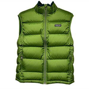 PATAGONIA Down Puffer Vest - Women's Small‎ - green